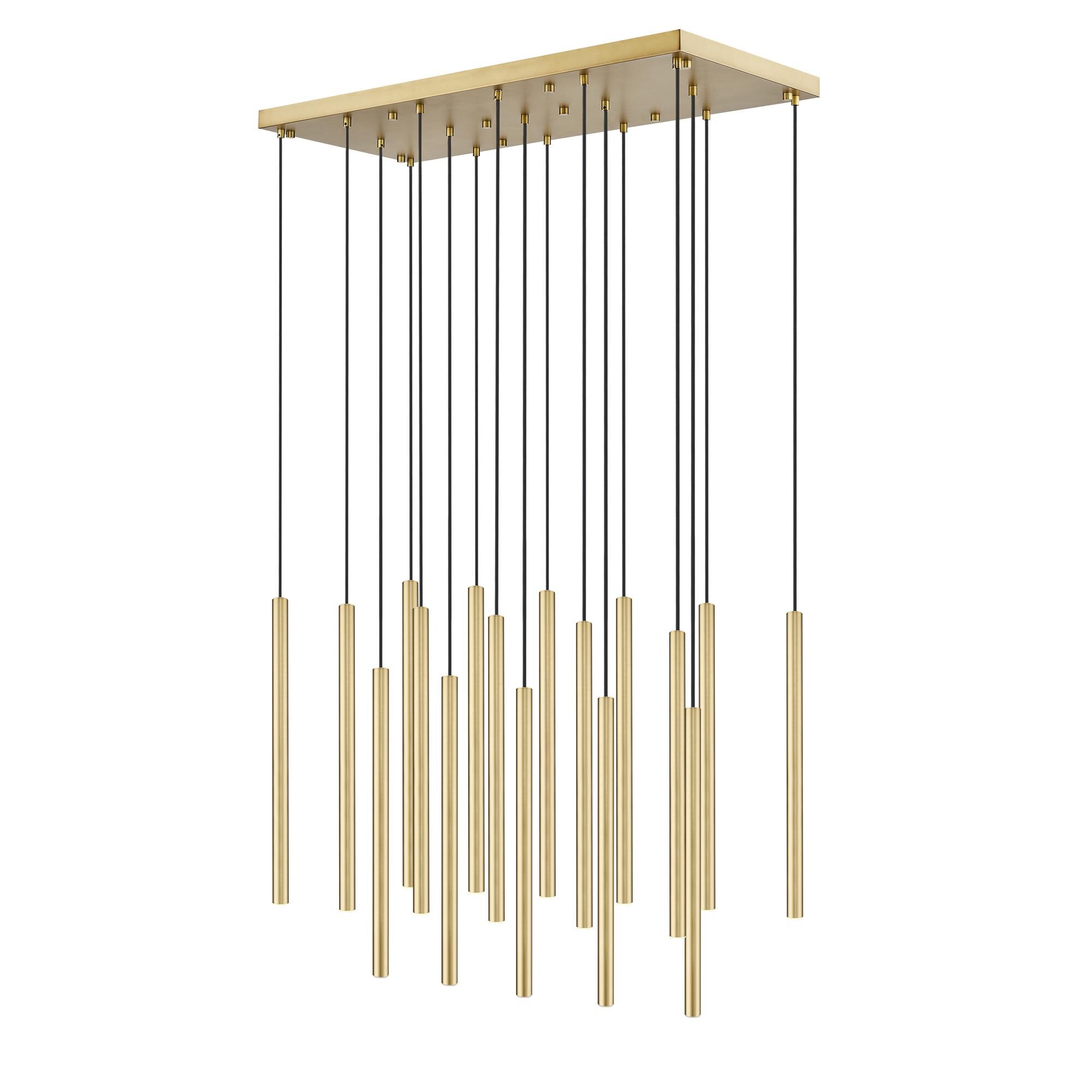 Shown in Modern Gold finish and Modern Gold glass and Modern Gold shade