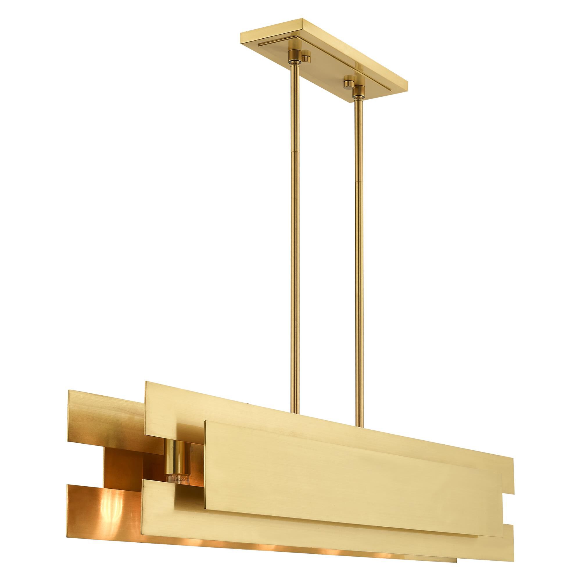 Varick 46 Inch 5 Light Linear Suspension Light by Livex Lighting