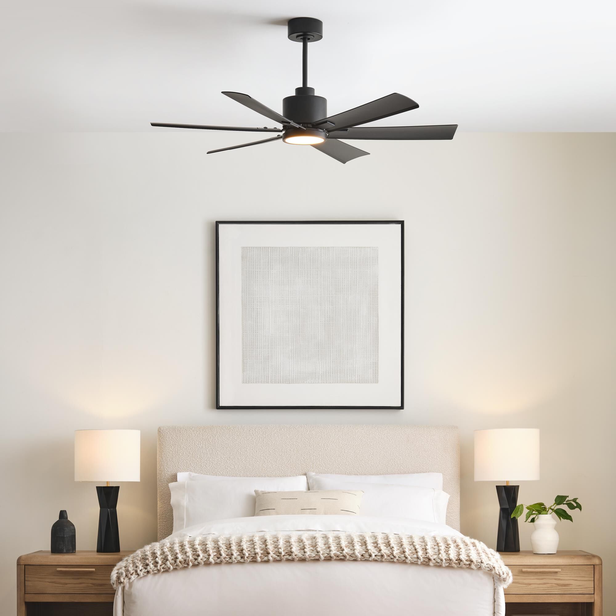 Shown in Midnight Black finish and Frosted Acrylic Diffuser shade