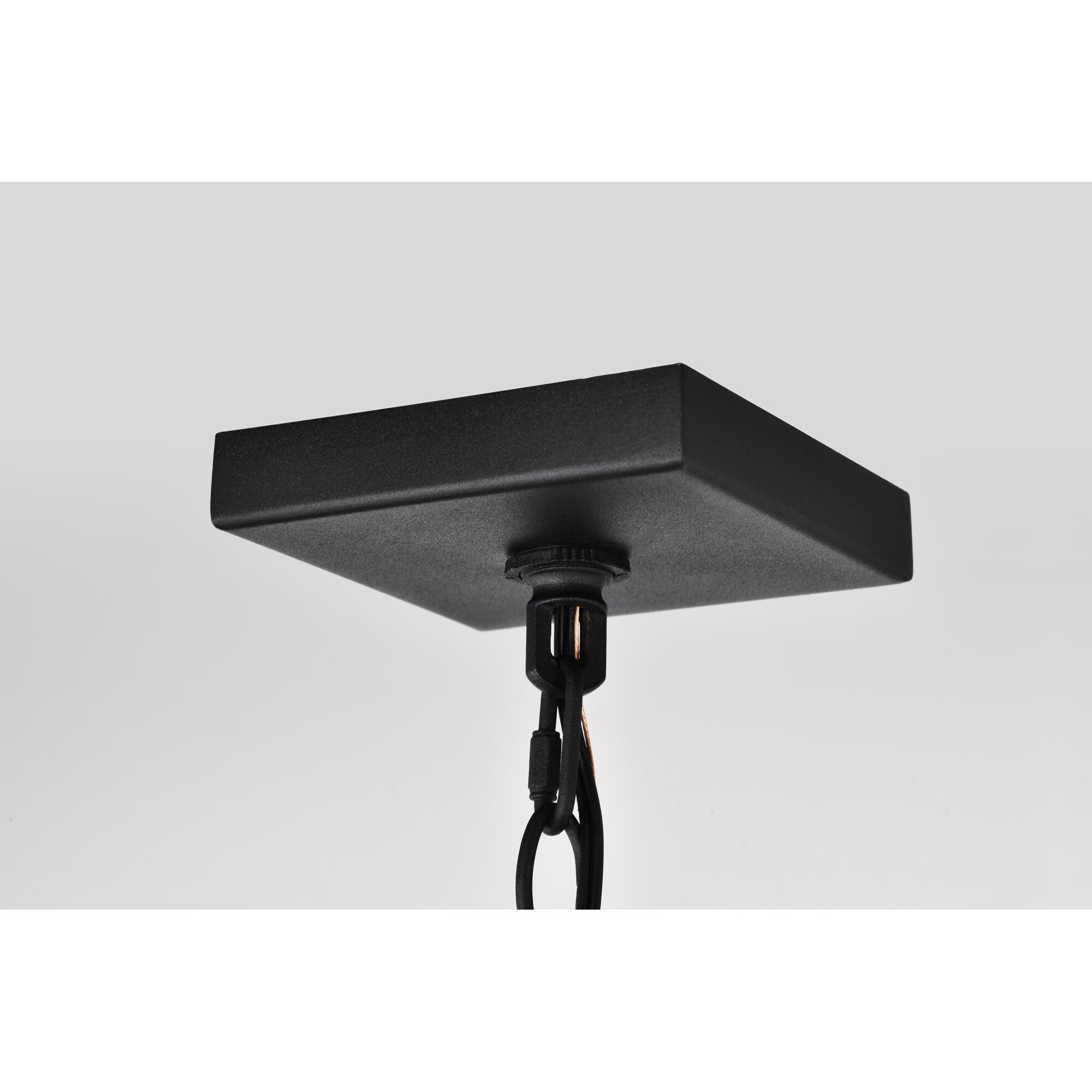 Shown in Matte Black finish and Clear glass