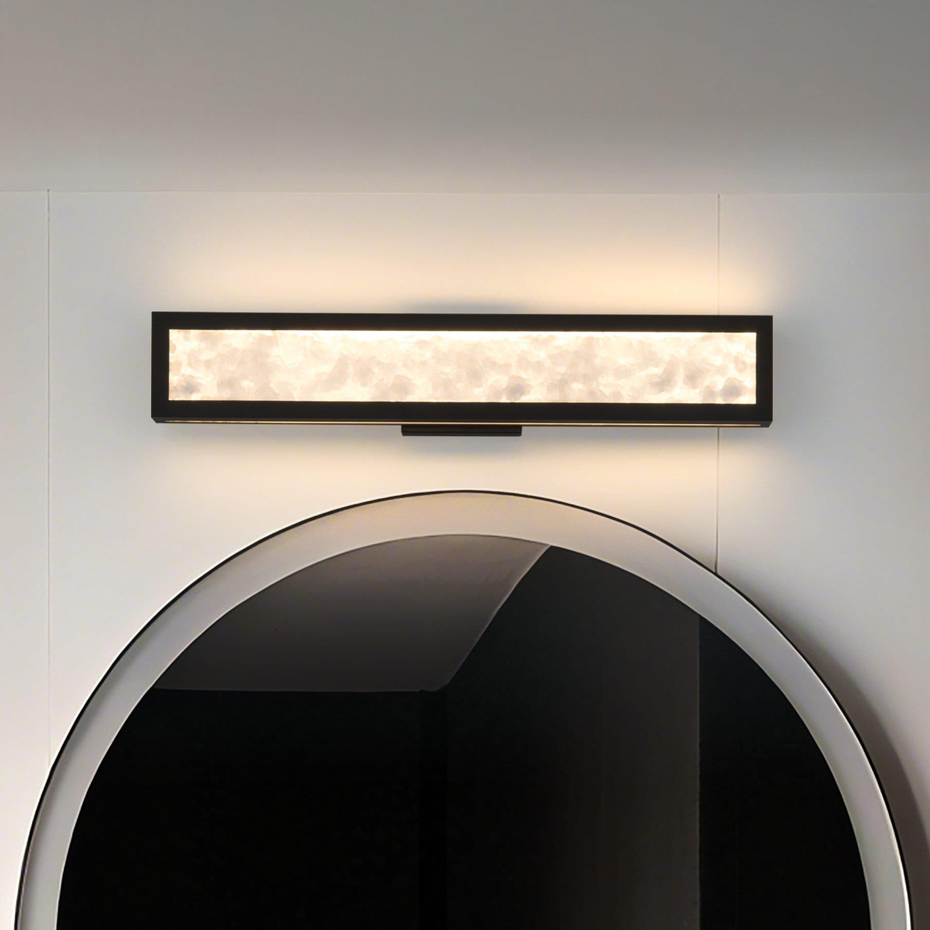 Shown in Textured Black finish and Clear Water glass