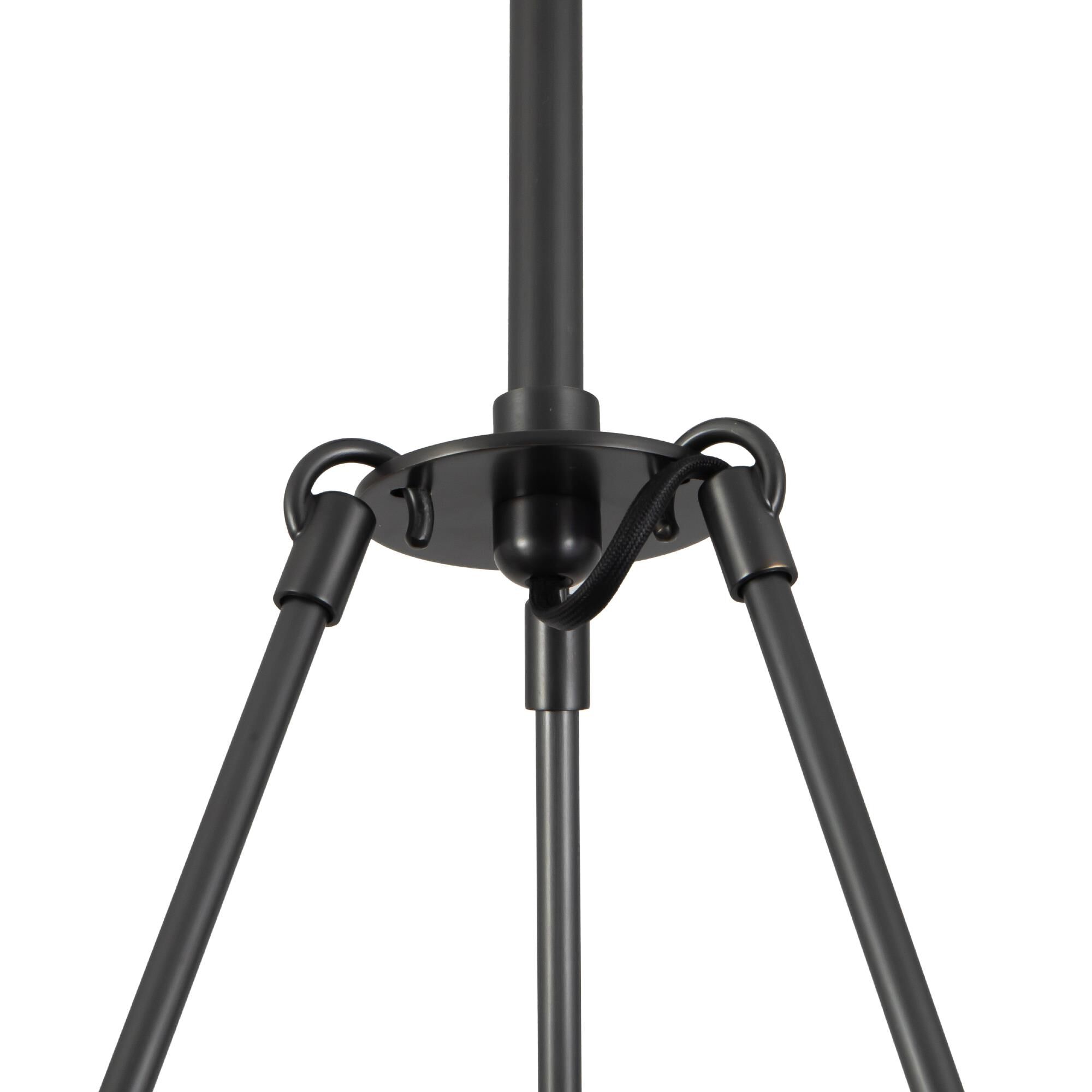 Shown in Urban Bronze finish and Alabaster glass