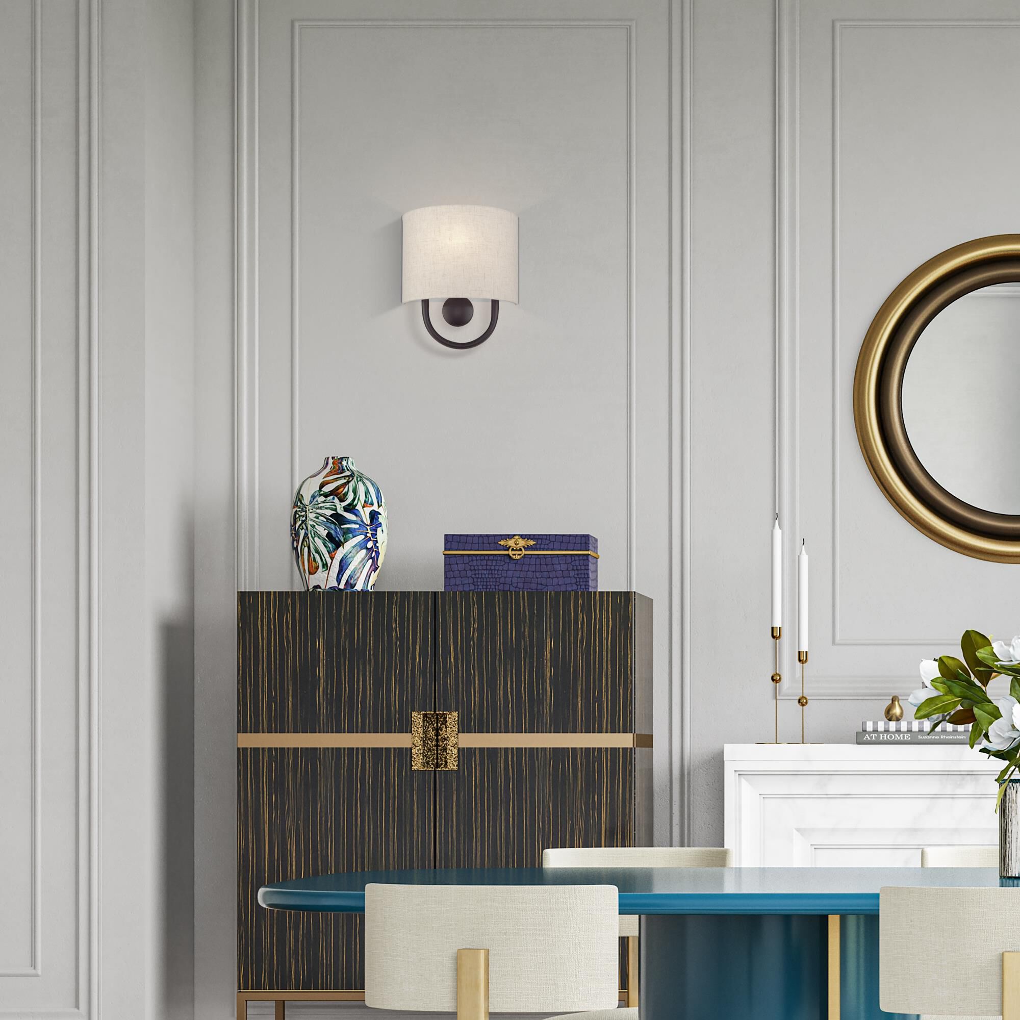 Stratton 9 Inch Wall Sconce by Livex Lighting