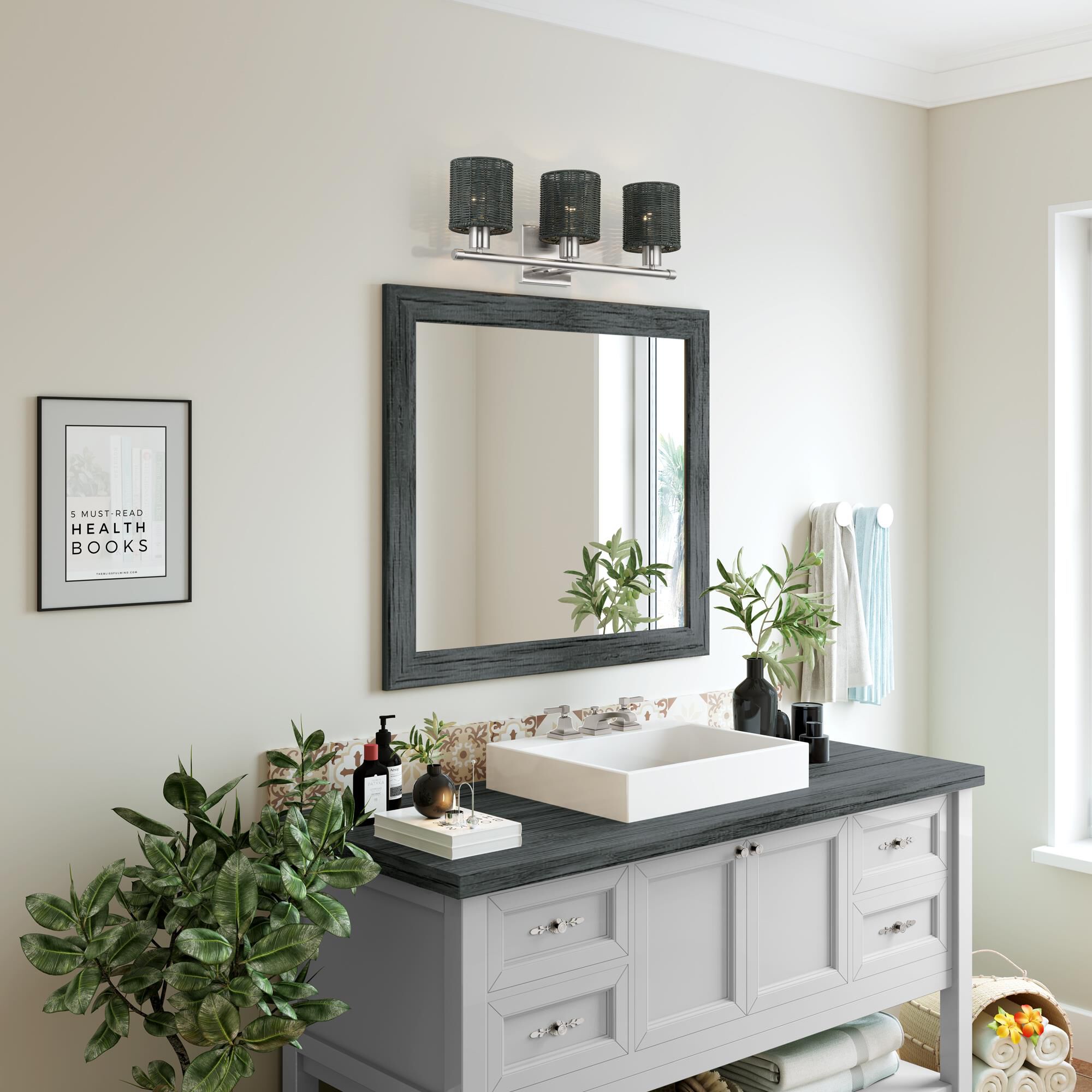 Weavington 24 Inch Bath Vanity Light by Livex Lighting