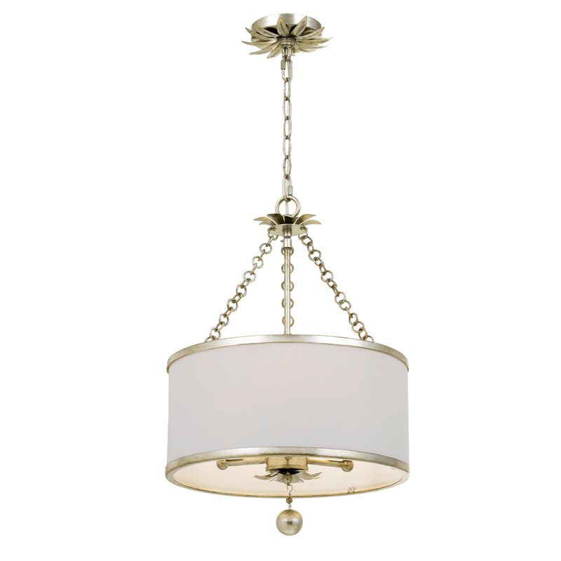 Broche 14 Inch 3 Light Mini Chandelier by Crystorama