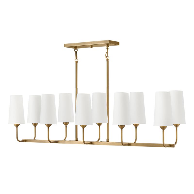 Lewis Medium Linear Chandelier by Hinkley