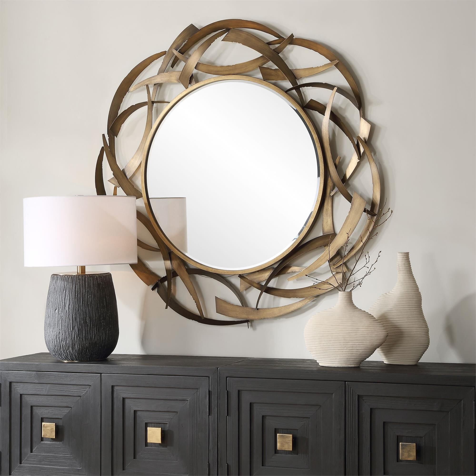 Grace Feyock Cutting Edge 55 Inch Decorative Mirror by Uttermost