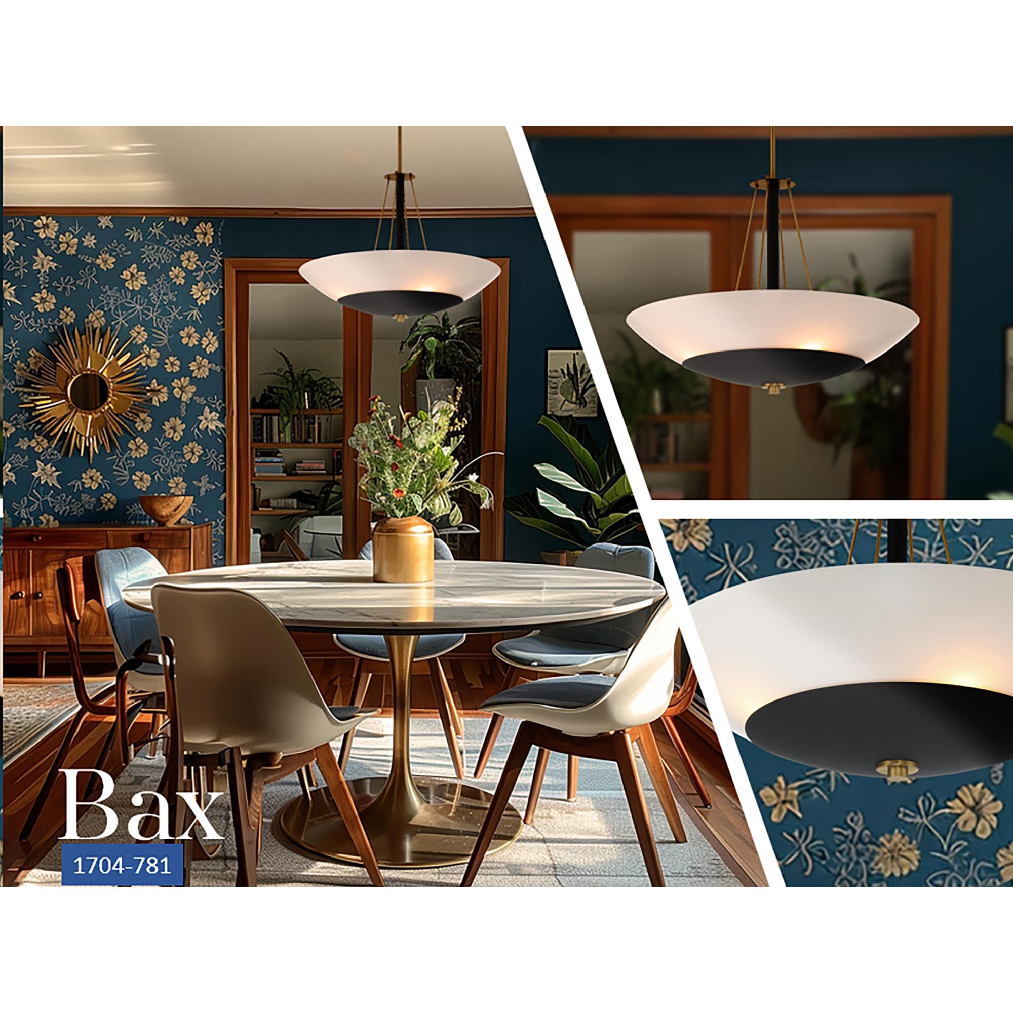 Shown in Sand Coal and Soft Brass finish and Clear Outside with White Inside glass