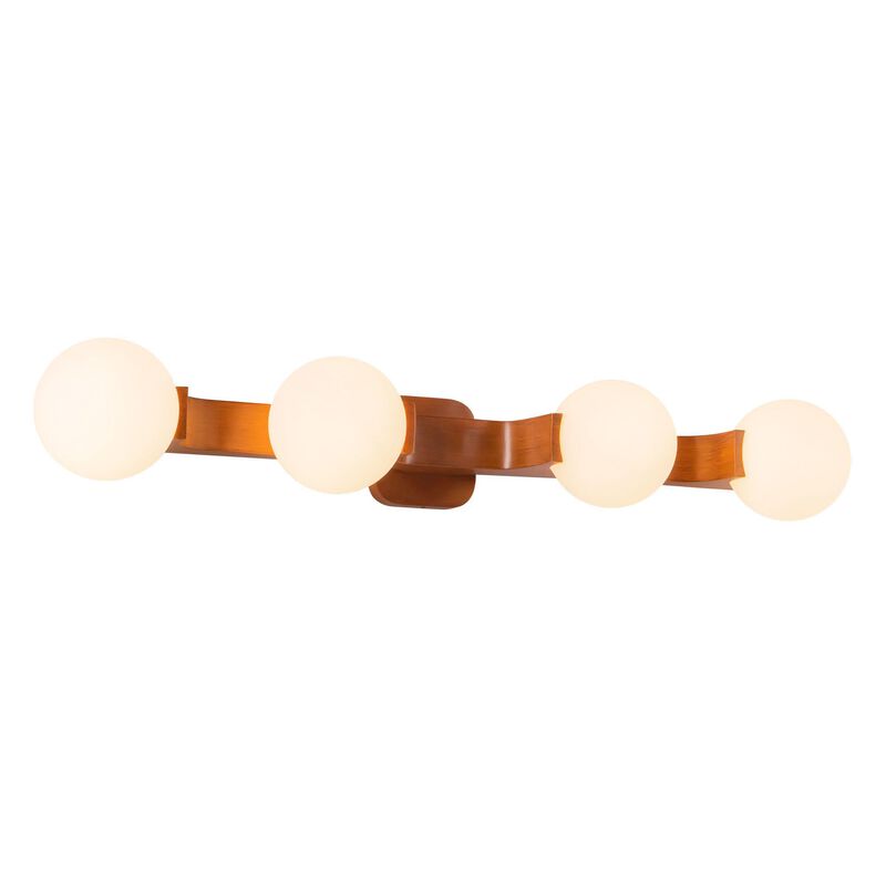 Mark Choi Briar 34 Inch 4 Light Bath Vanity Light by Kuzco
