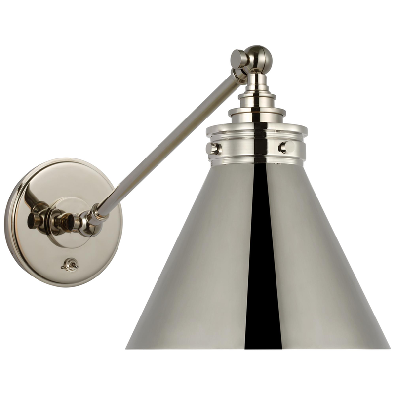 Visual Comfort Signature Collection Chapman and Myers Parkington 9 Inch LED Wall Sconce
