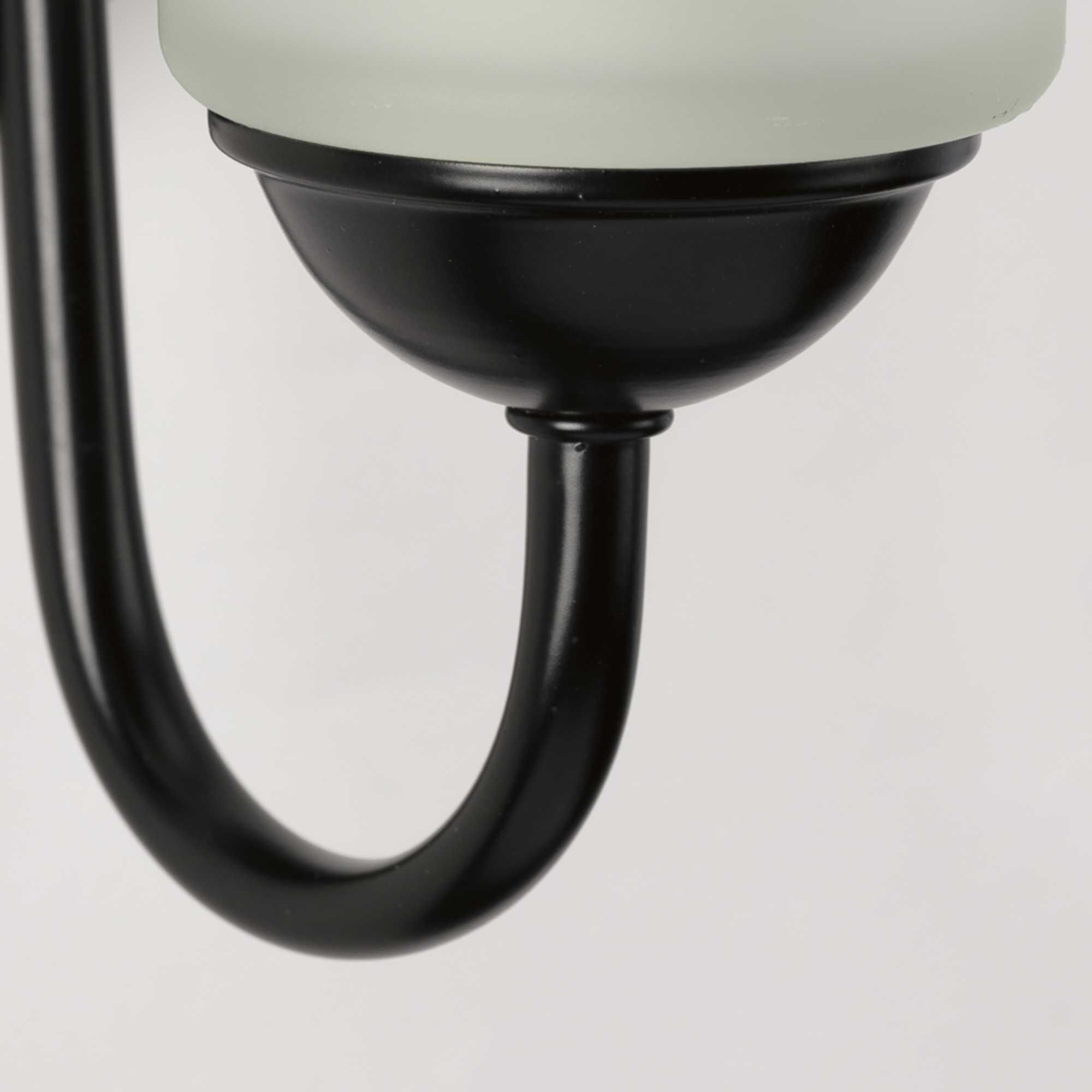 Shown in Black finish and Etched glass