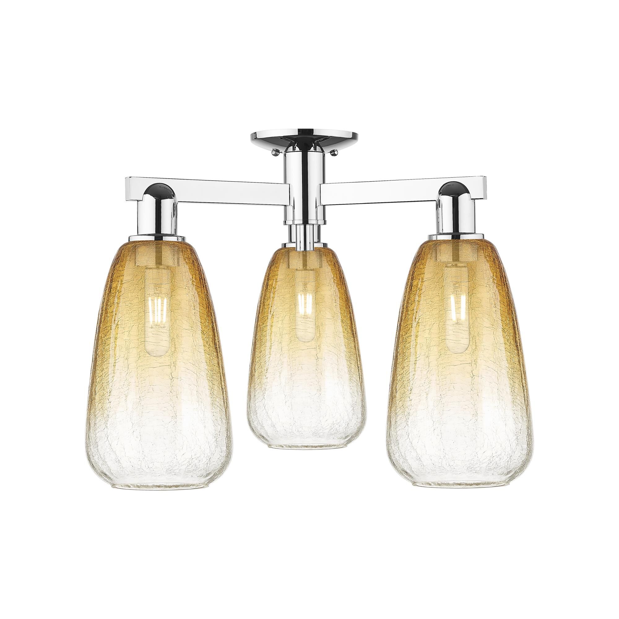 Bruno Marashlian Brookhaven Almond 24 Inch Semi Flush Mount by Innovations Lighting