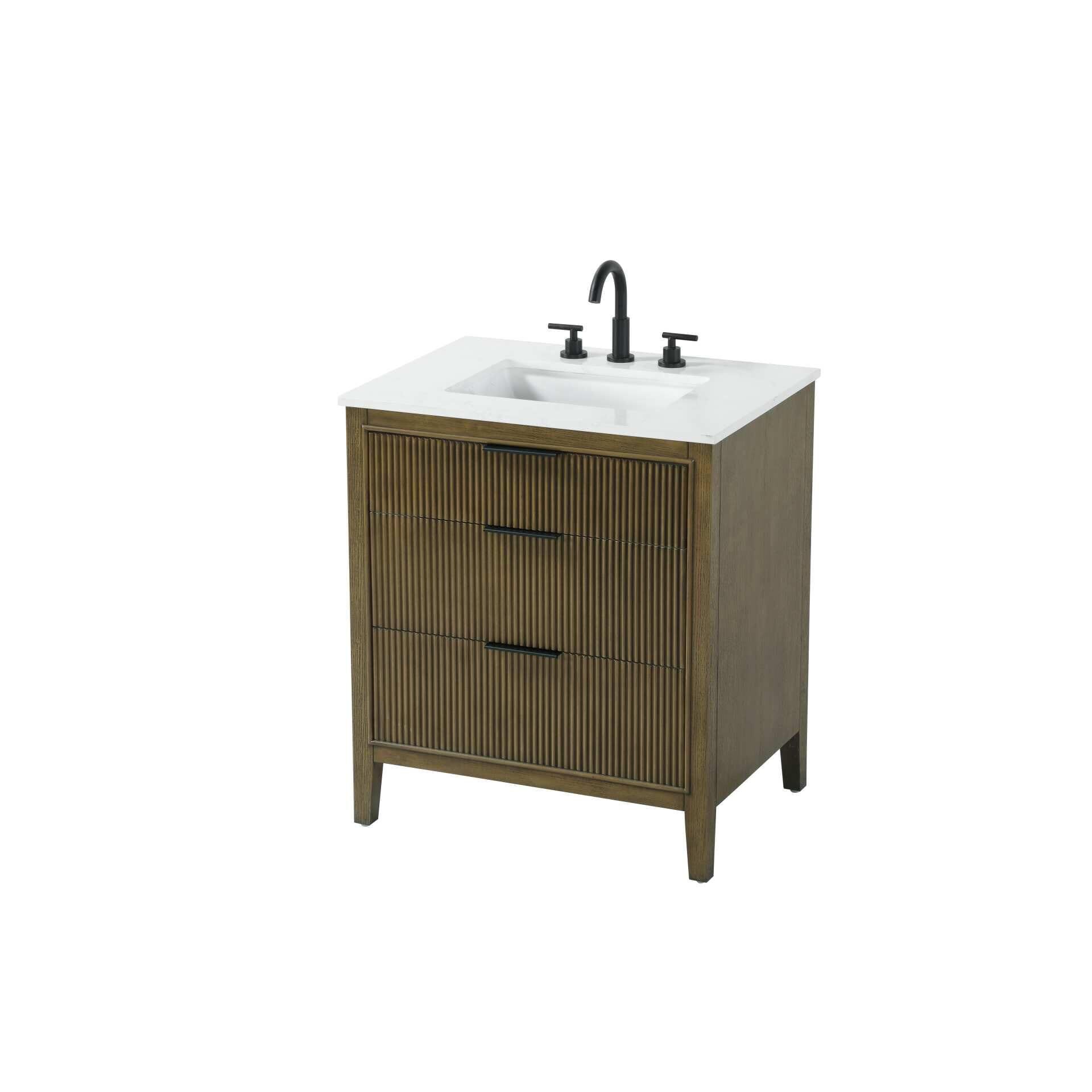 Langston 30 Inch Bath Vanity by Elegant Decor