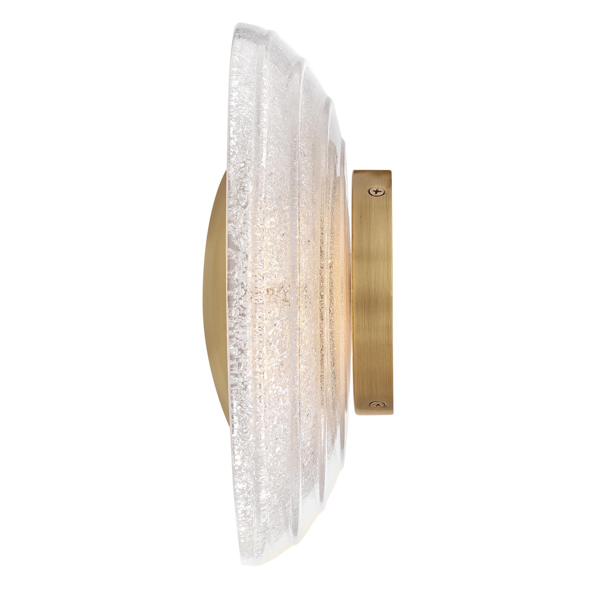 Shown in Heritage Brass finish and Art glass