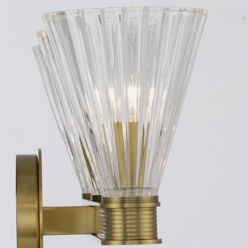 Lotus 24 Inch 3 Light Bath Vanity Light by Crystorama