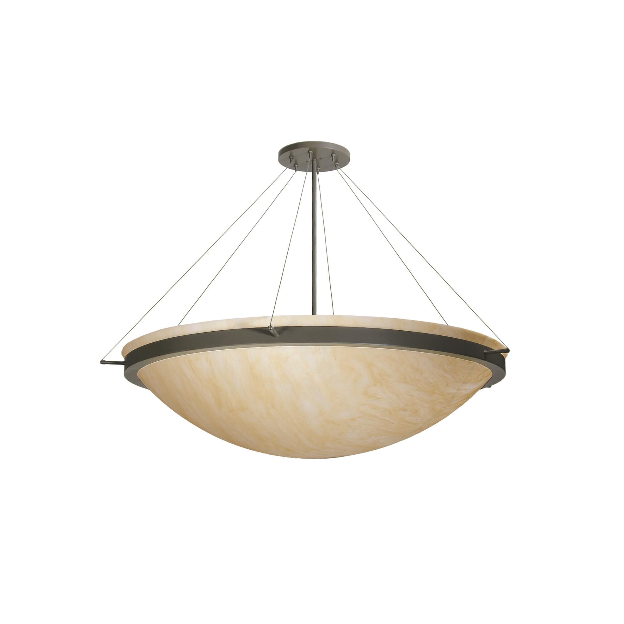 Shown in Timeless Bronze finish and Coral;Beige glass