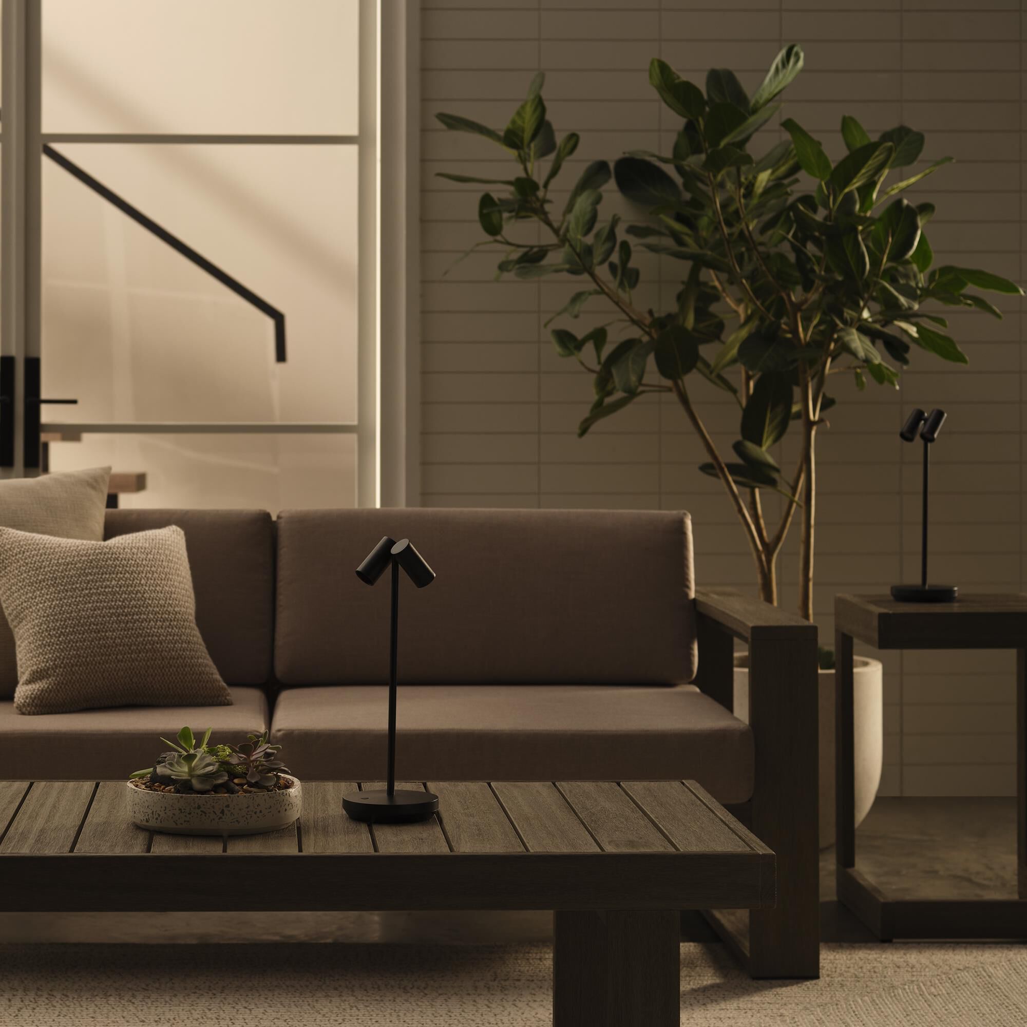 Shown in Black finish and Fluted glass