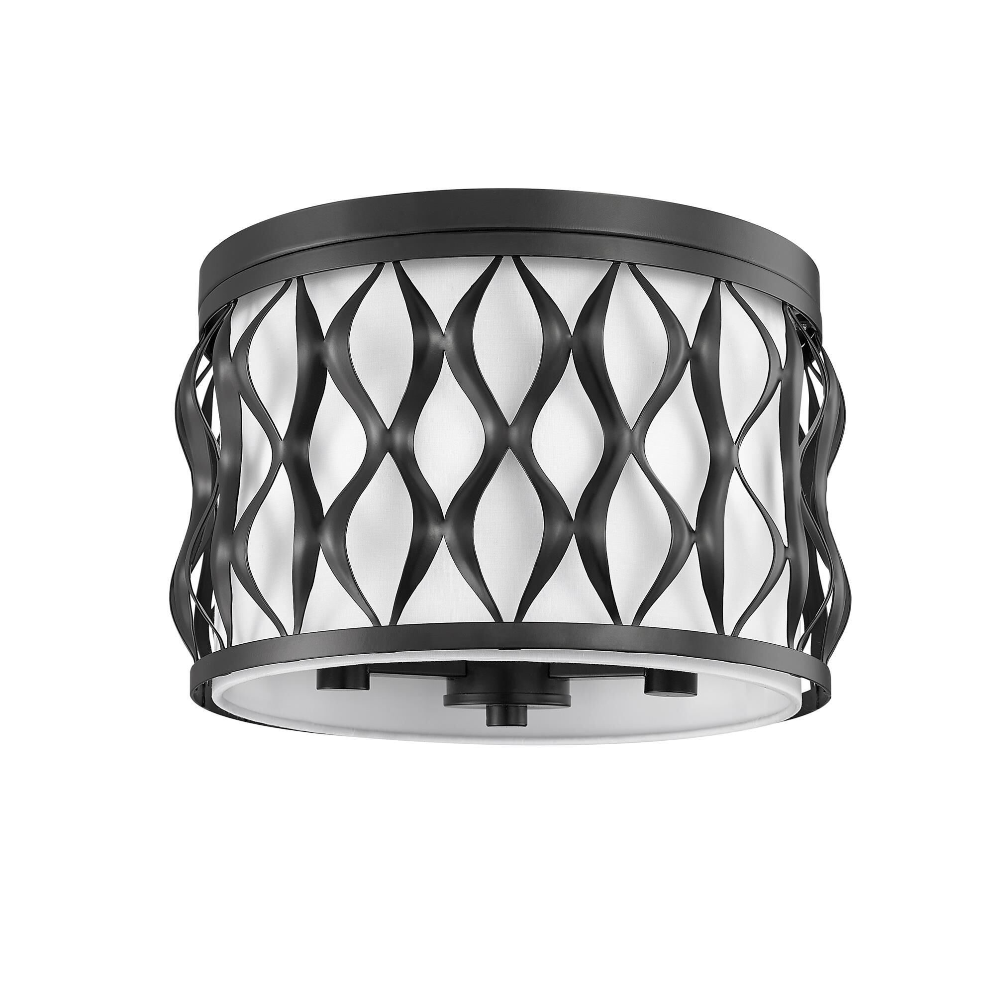 Shown in Matte Black finish and White glass