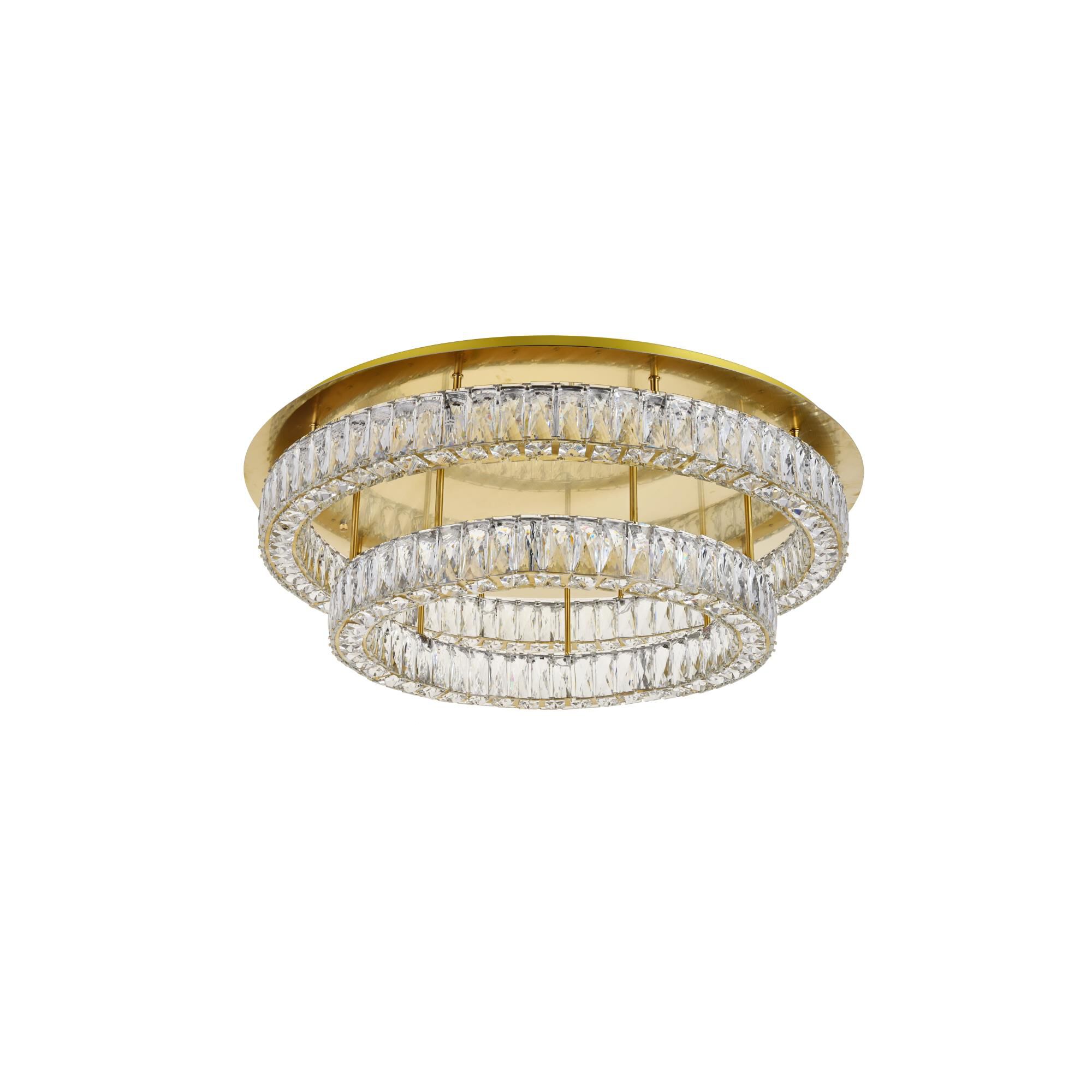 Monroe Semi Flush Mount by Elegant Lighting