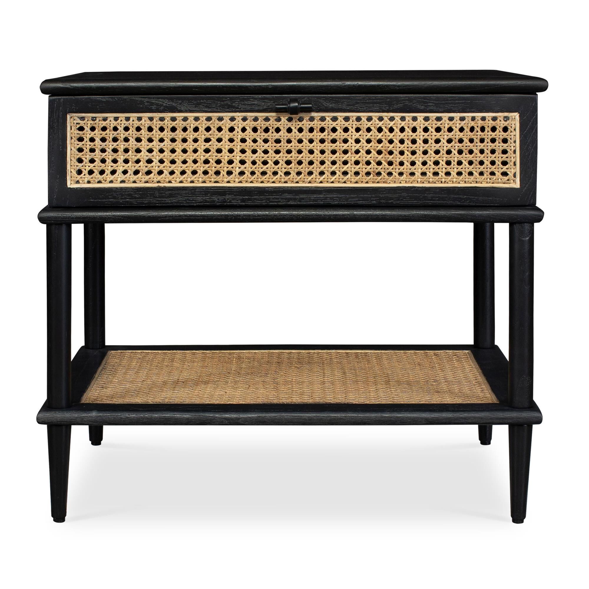 Shown in Black, Woodtone finish