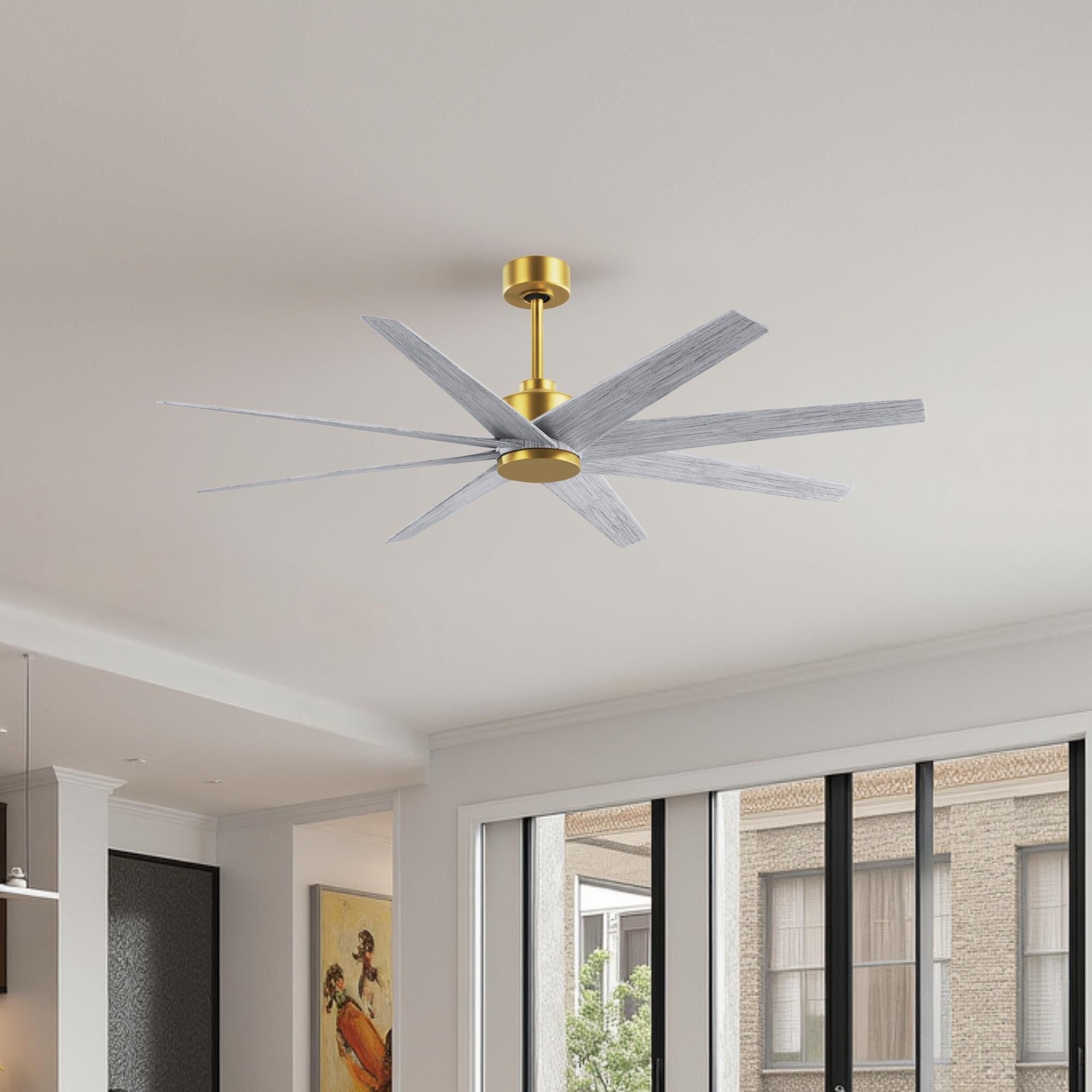 Ariella 64 Inch Ceiling Fan with Light Kit by Matthews Fan Company