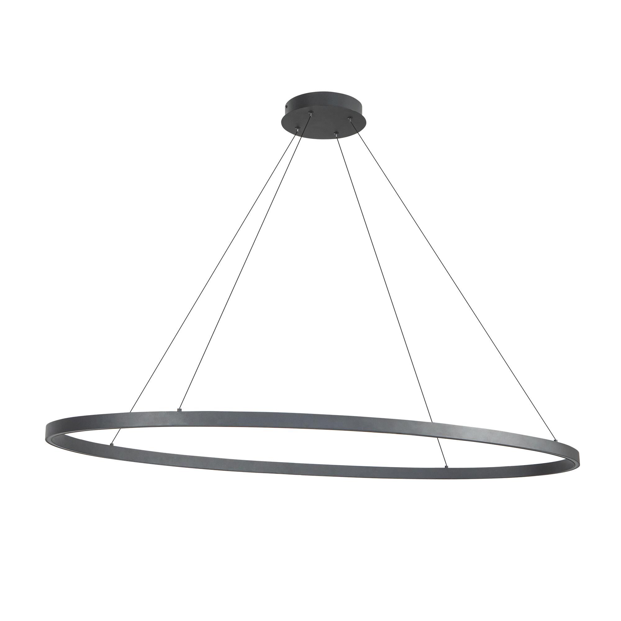 Ovale 28 Inch Linear Suspension Light Kuzco Lighting