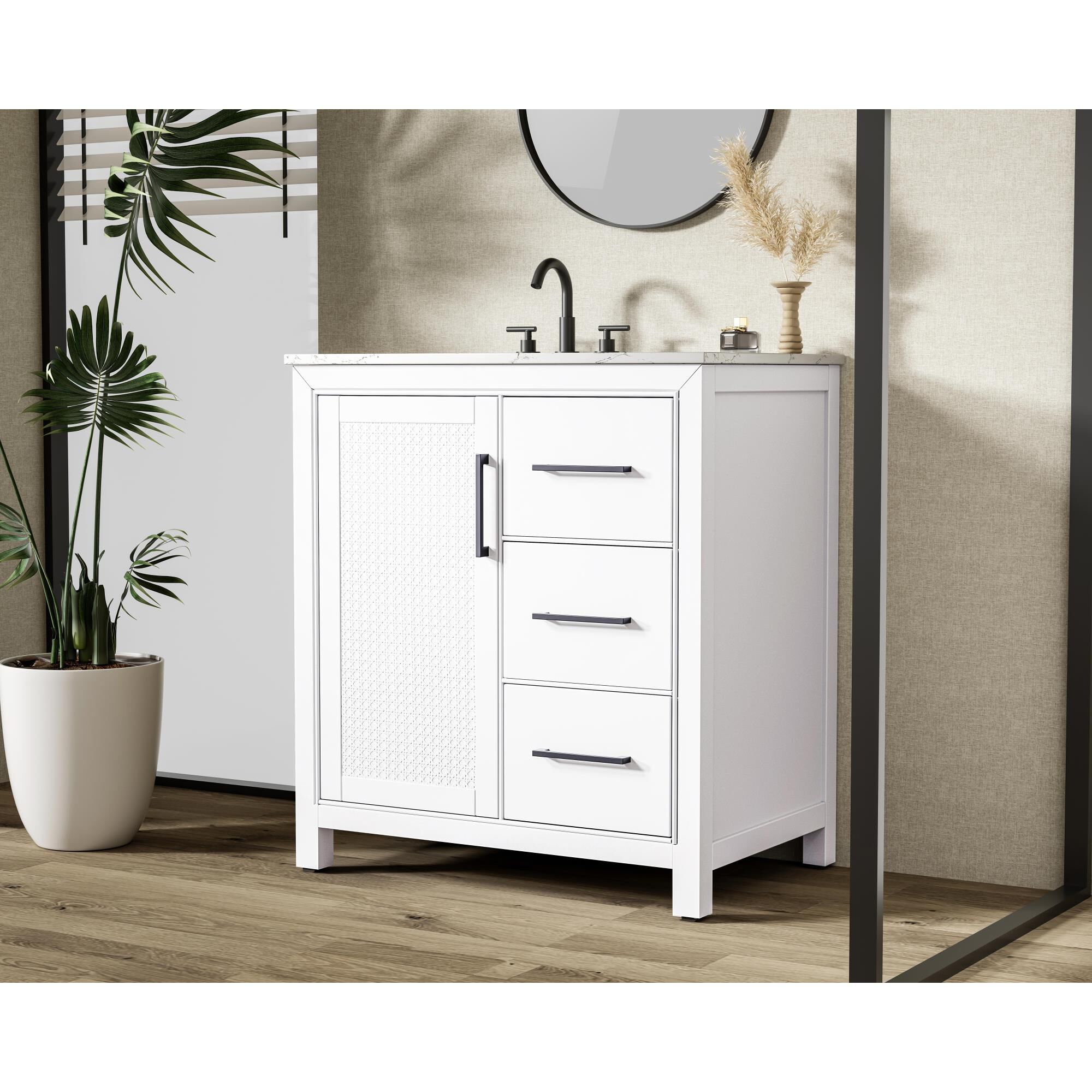 Alina 32 Inch Bath Vanity by Elegant Dcor