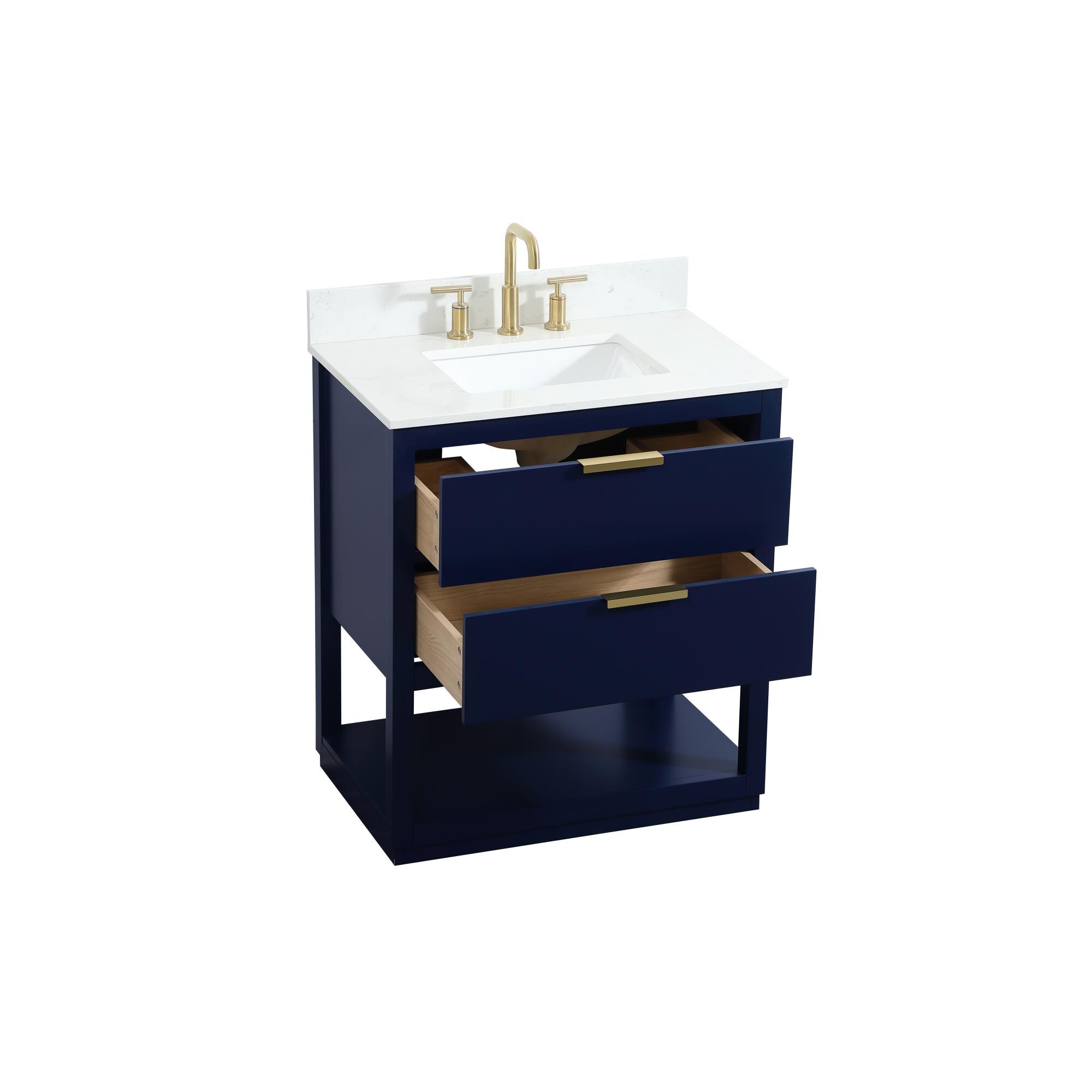 Shown in Blue finish