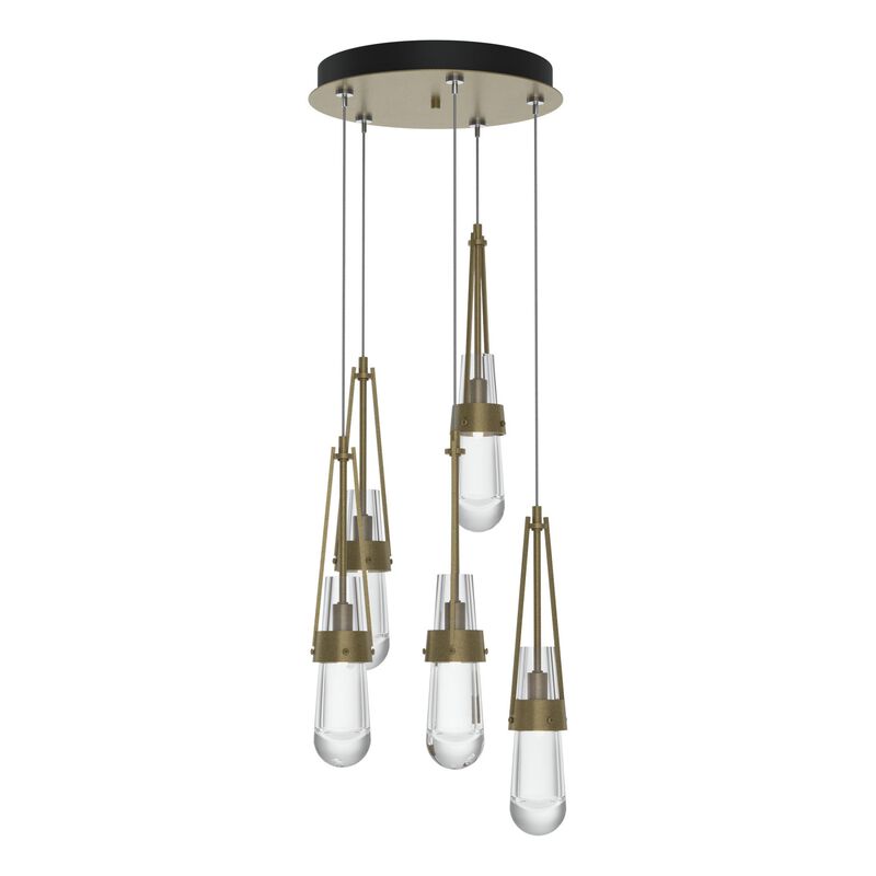 Link 13 Inch 5 Light Multi Light Pendant by Hubbardton Forge