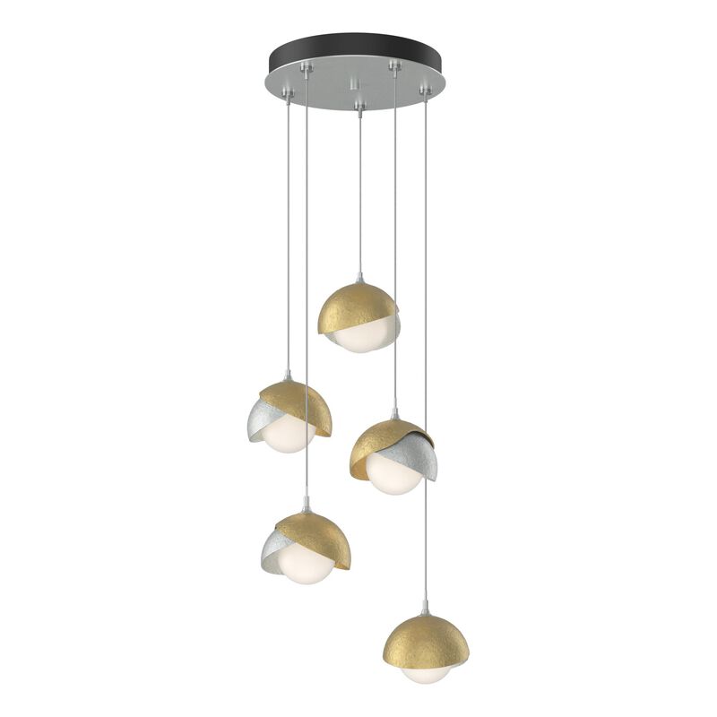 Brooklyn 16 Inch 5 Light Multi Light Pendant by Hubbardton Forge