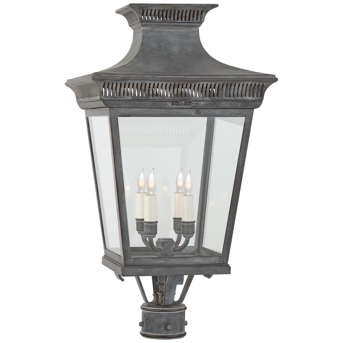 Chapman & Myers Elsinore 27 Inch Tall 4 Light Outdoor Post Lamp by Visual Comfort Signature Collection