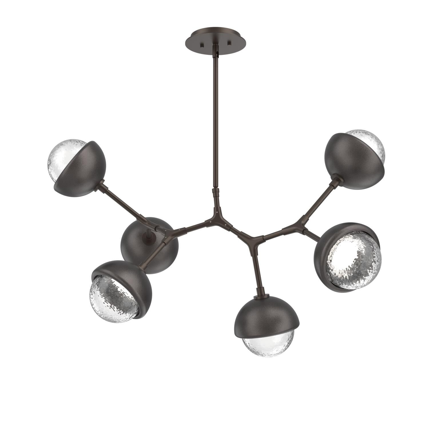 Levi Wilson Cabochon 31 Inch Linear Suspension Light by Hammerton Studio