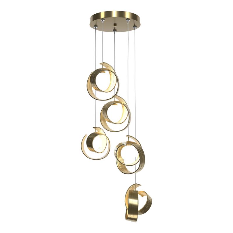 Riza 19 Inch 5 Light Multi Light Pendant by Hubbardton Forge