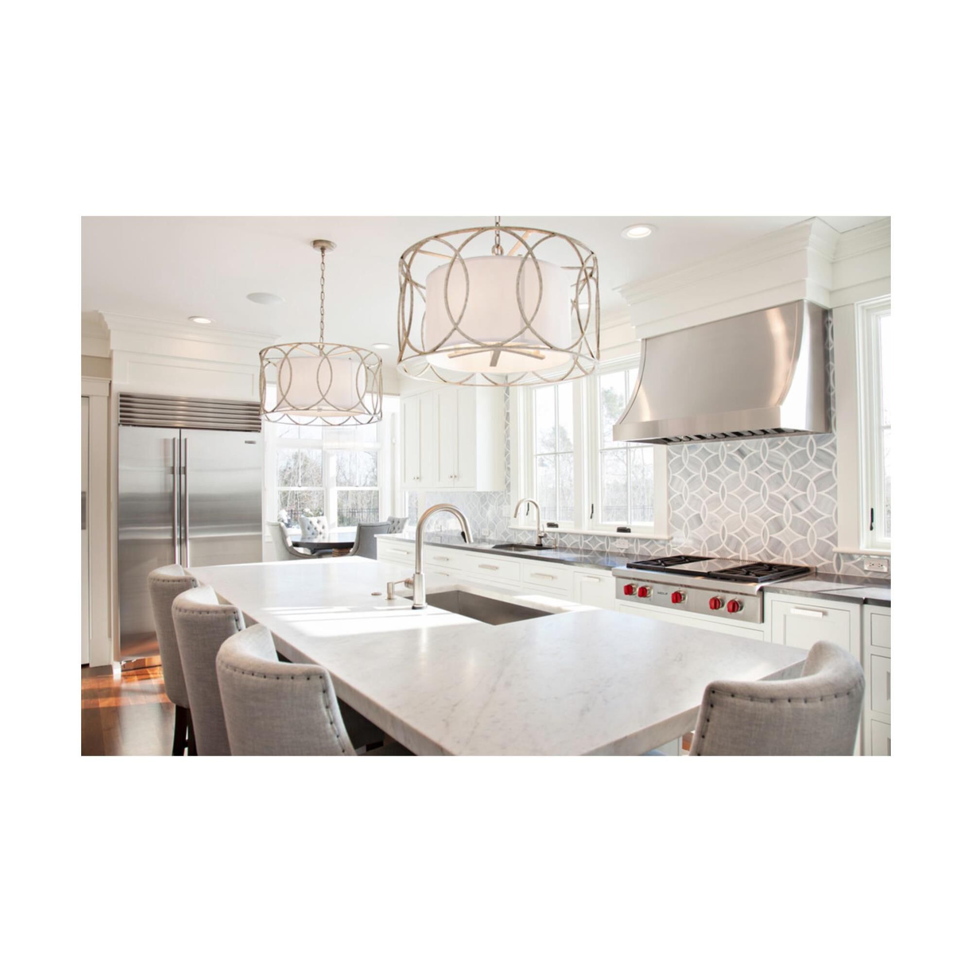 Sausalito 25 Inch Chandelier by Troy Lighting