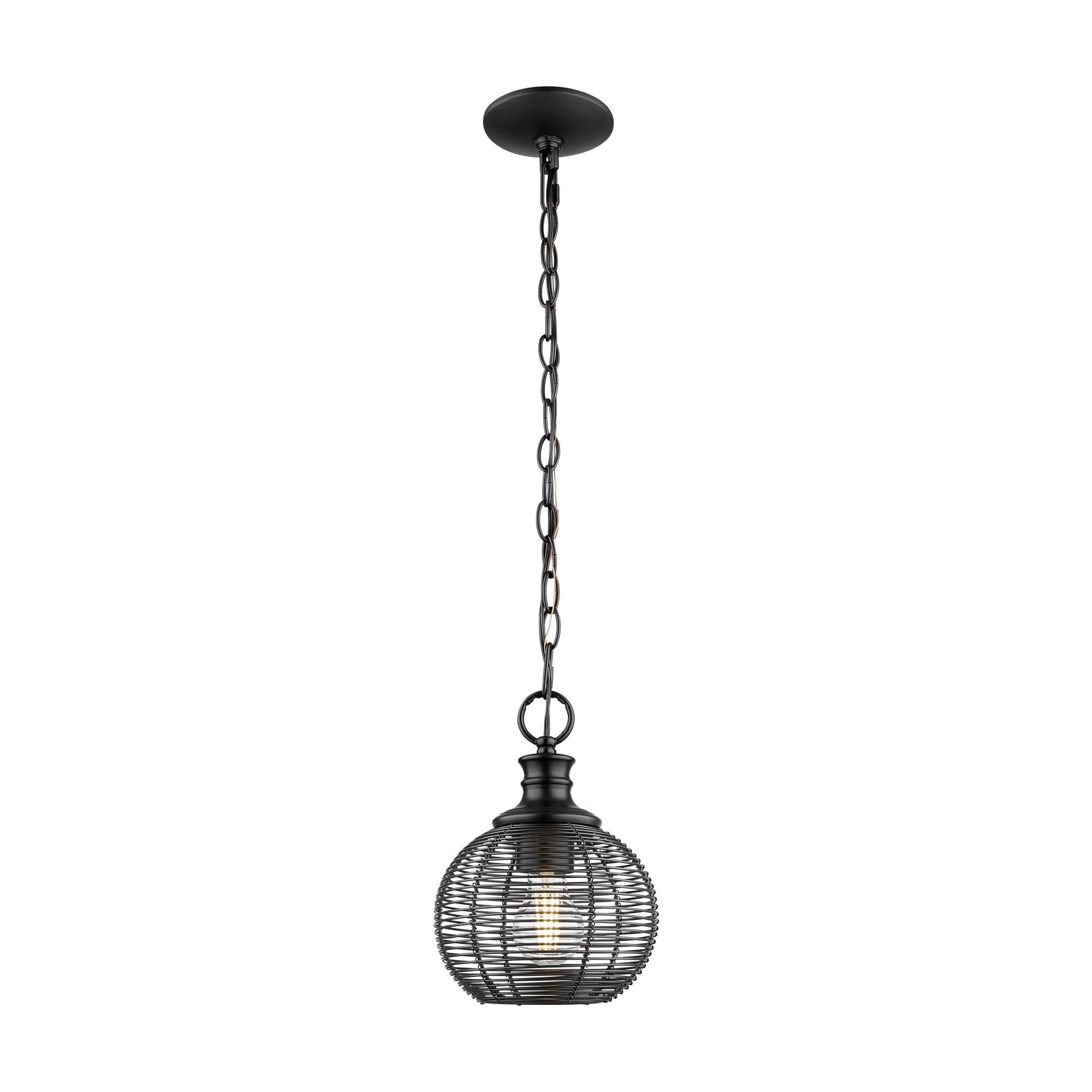 Calypso 8 Inch Mini Pendant by Golden Lighting