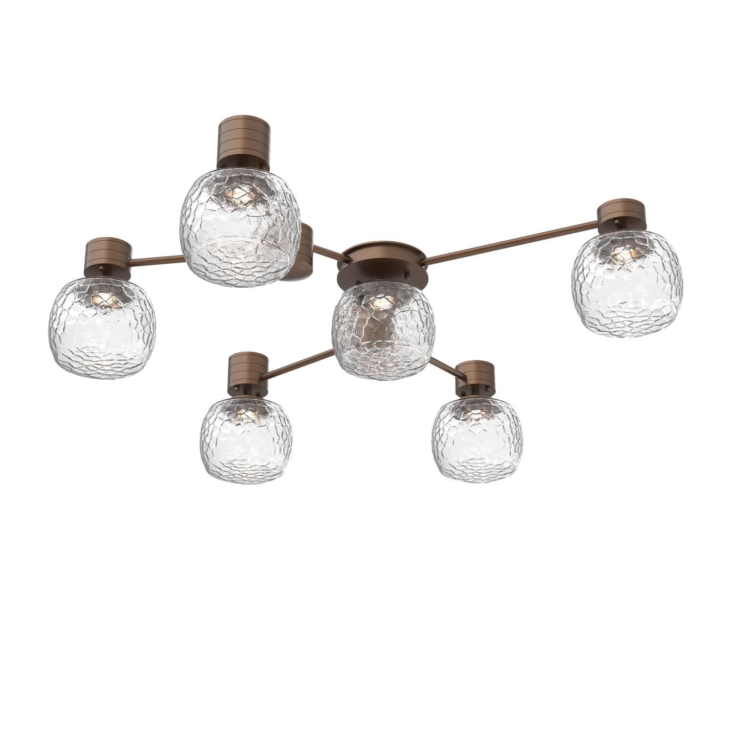 Shown in Burnished Bronze finish and Clear glass