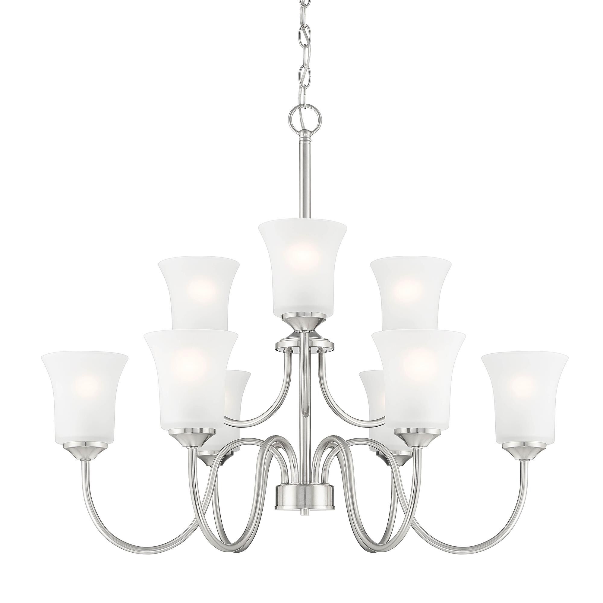 Bronson 30 Inch 9 Light Chandelier by Designers Fountain