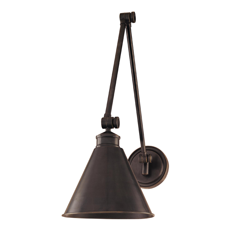 Exeter 34 Inch Wall Swing Lamp by Hudson Valley Lighting