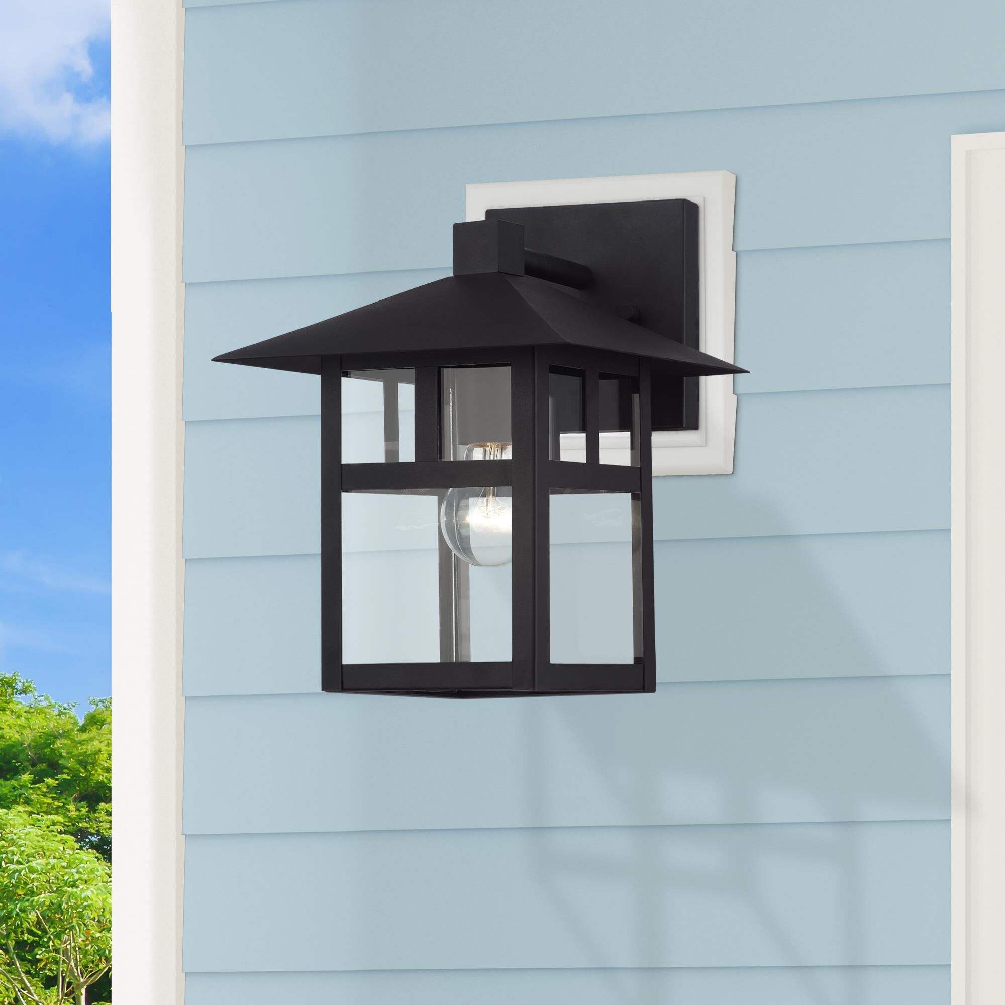Crestlake 9 Inch Outdoor Wall Light by Livex Lighting