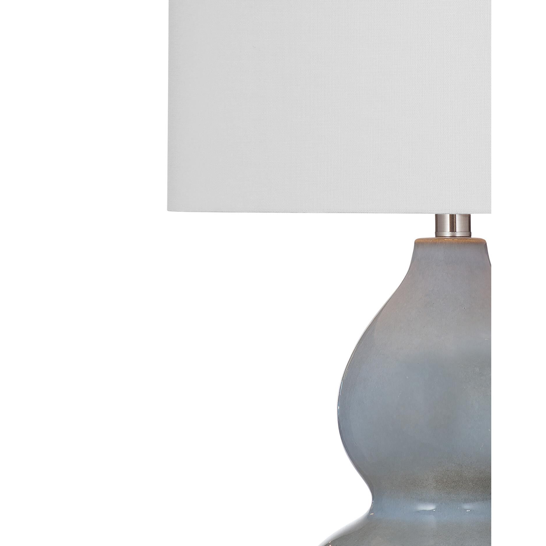 Shown in Gray finish and White shade