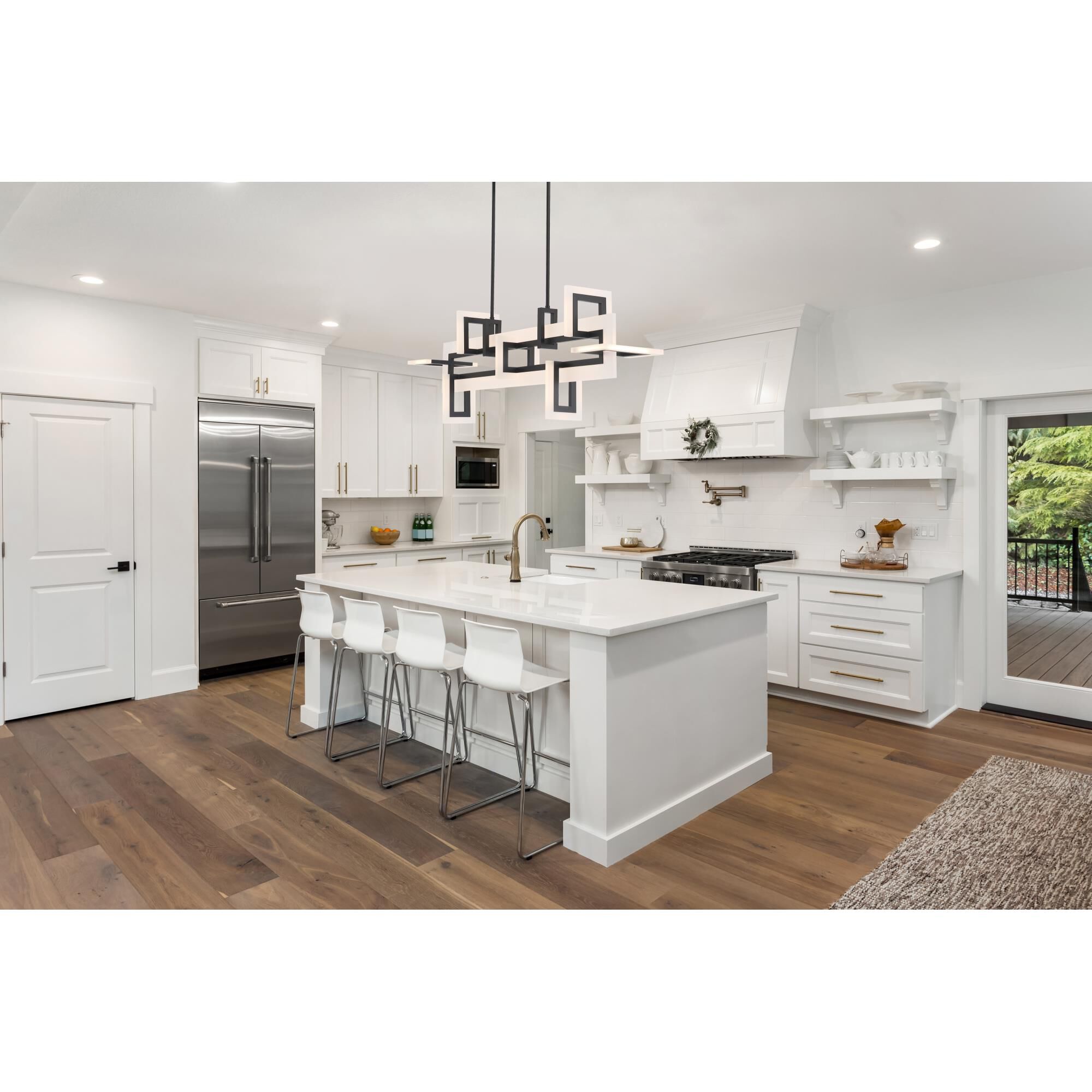 Shown in Black finish