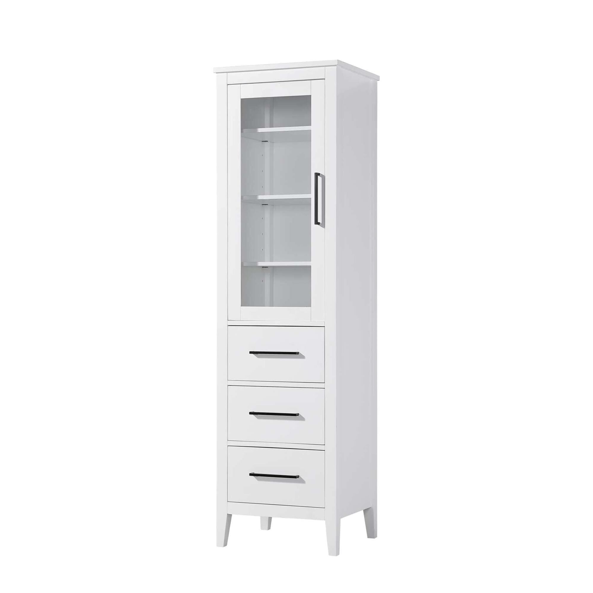 Shown in White finish