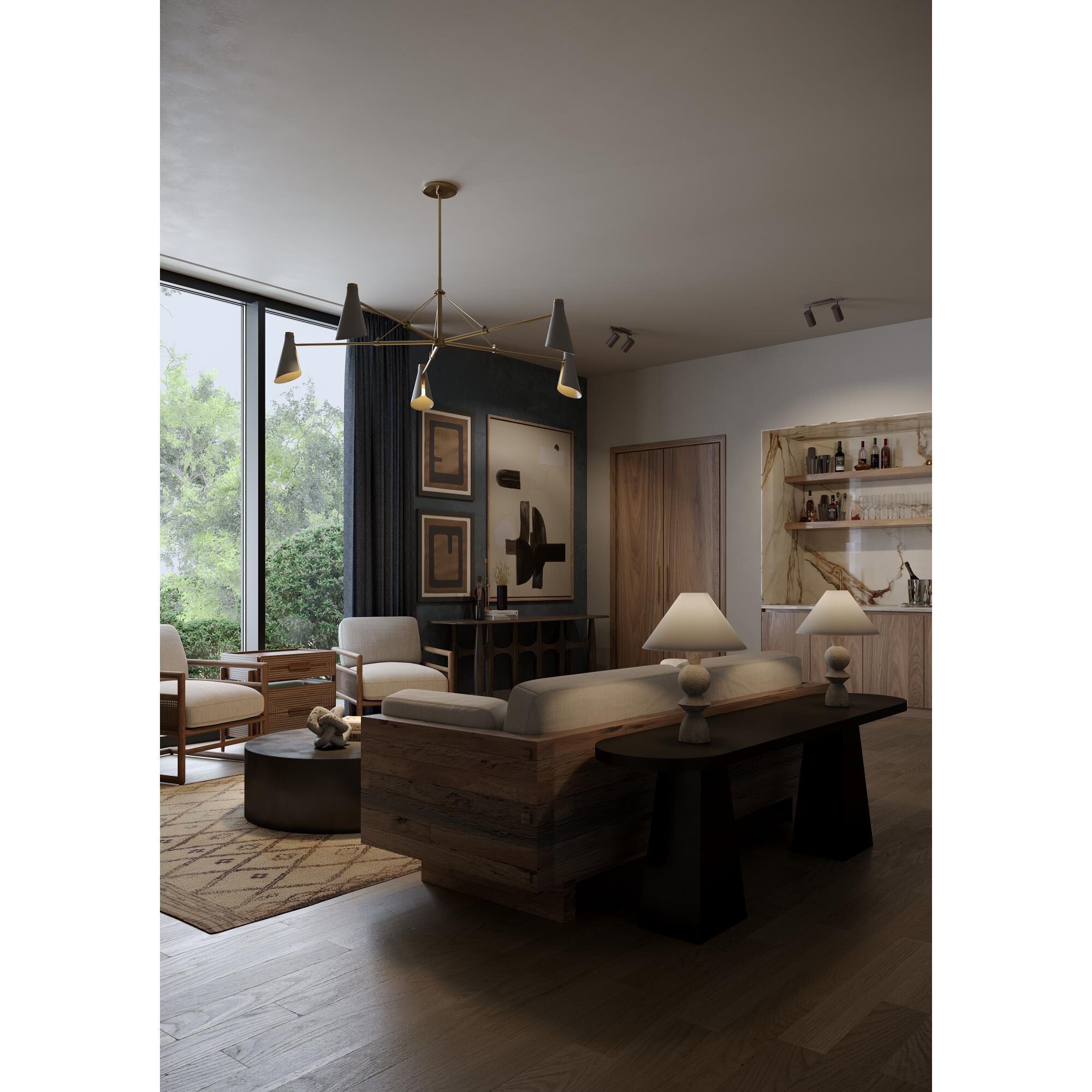 Andersen 69 Inch Chandelier by Troy Lighting