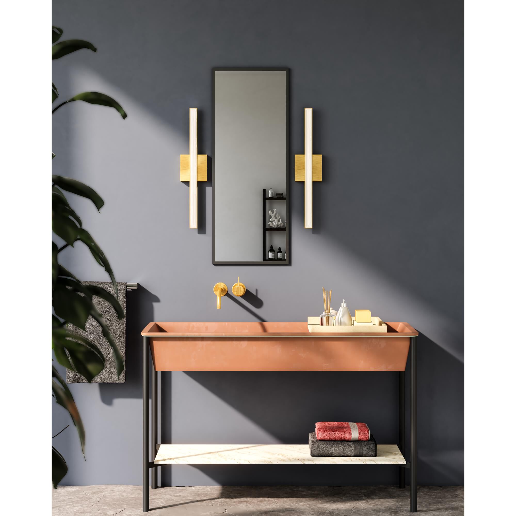 Kuzco Lighting Saphir 34 Inch LED Bath Vanity Light