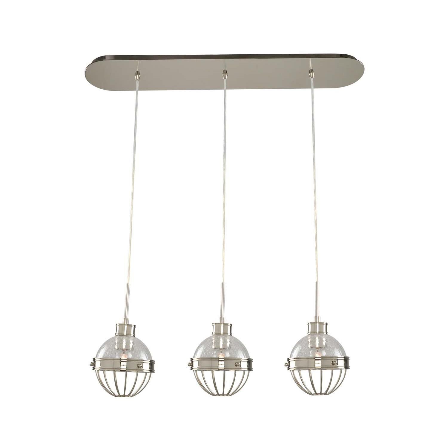 Montauk 32 Inch 3 Light Linear Suspension Light by Kalco Lighting