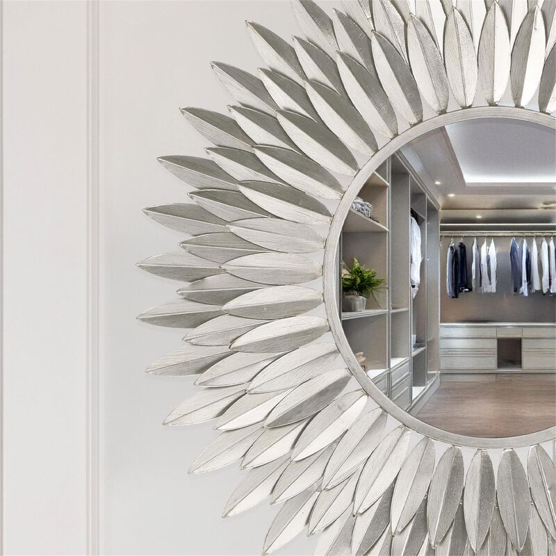 Broche 24 Inch Decorative Mirror by Crystorama