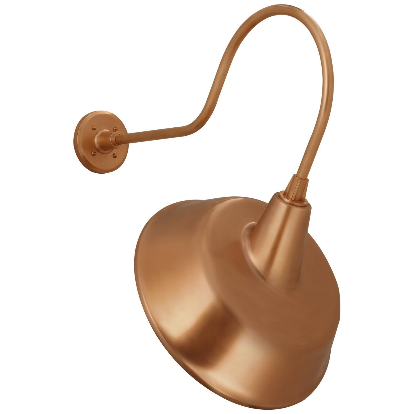 Shown in Soft Copper finish and Copper shade