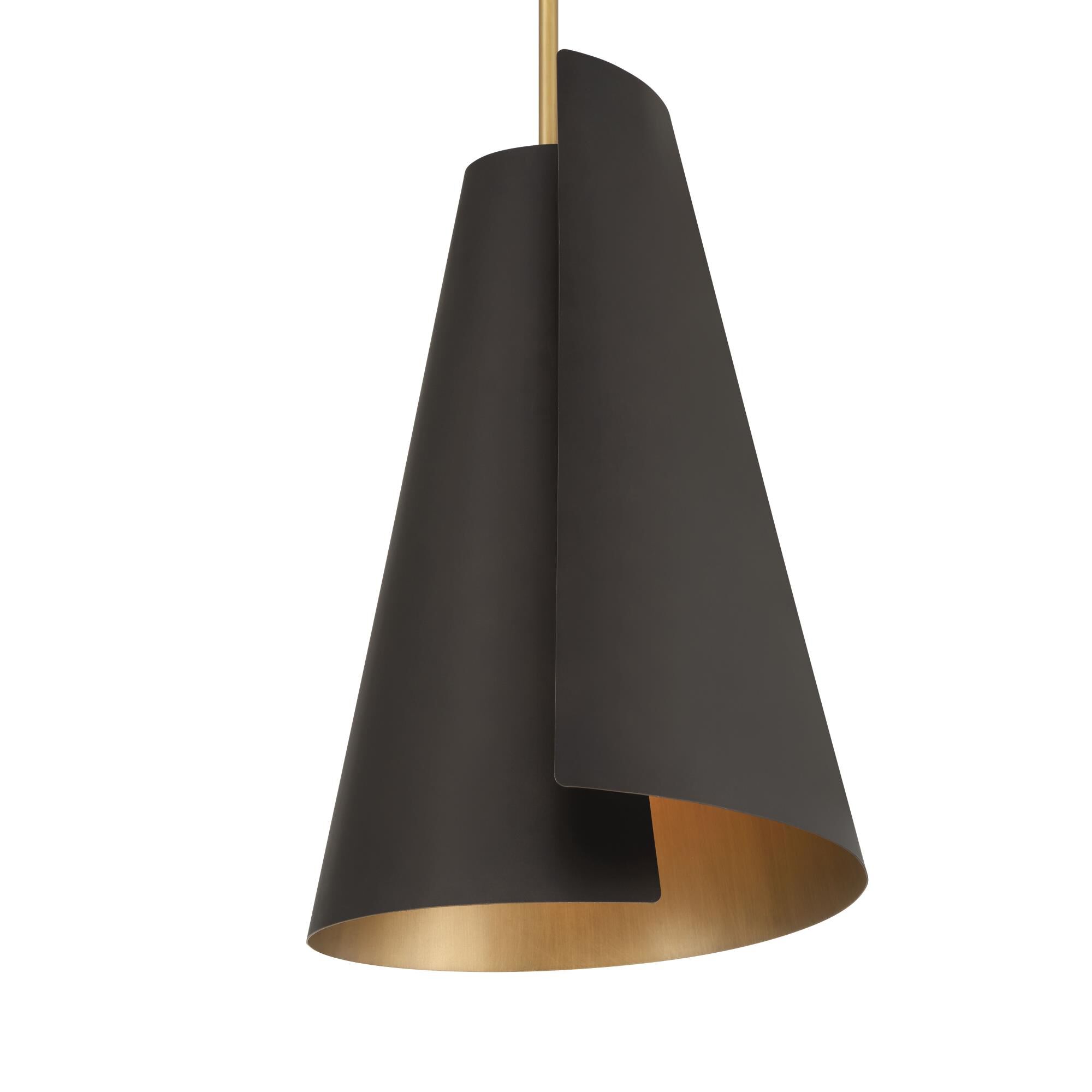 Shown in Legacy Brass & Dark Bronze finish and Dark Bronze glass and Steel shade