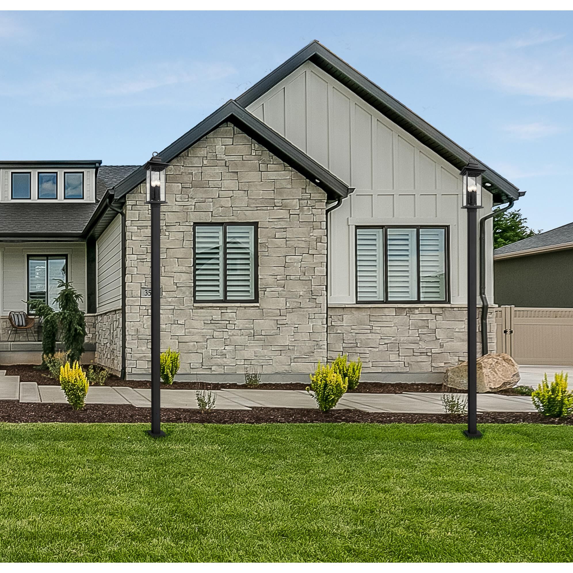 Tiberius 119 Inch Outdoor Post Lamp by Z Lite