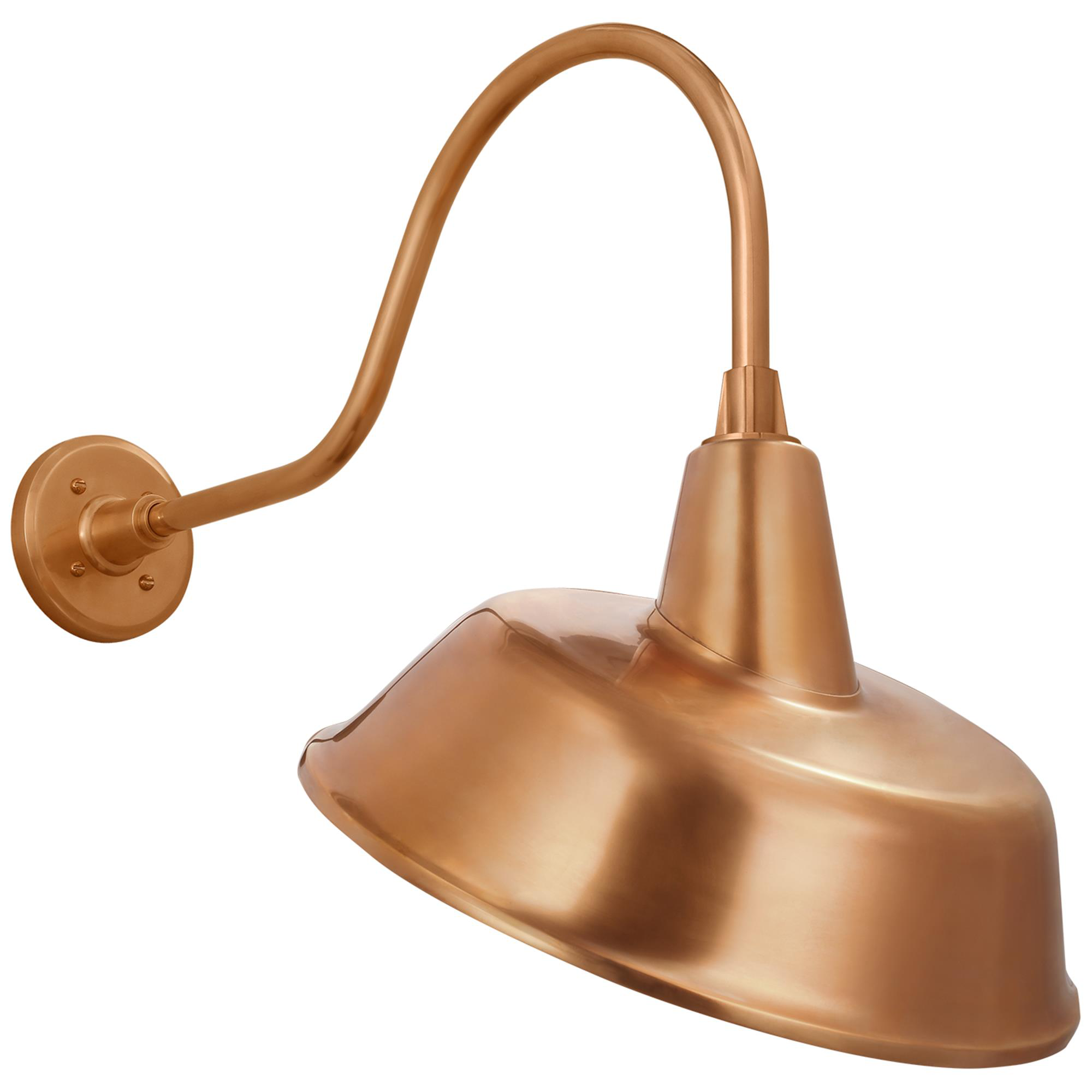 Shown in Soft Copper finish and Copper shade